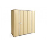 Spanbilt Yardsaver Yardstore Slimline F52-S Colour 1.76m x 0.72m x 1.80m Flat Roof Garden Shed Small Garden Sheds